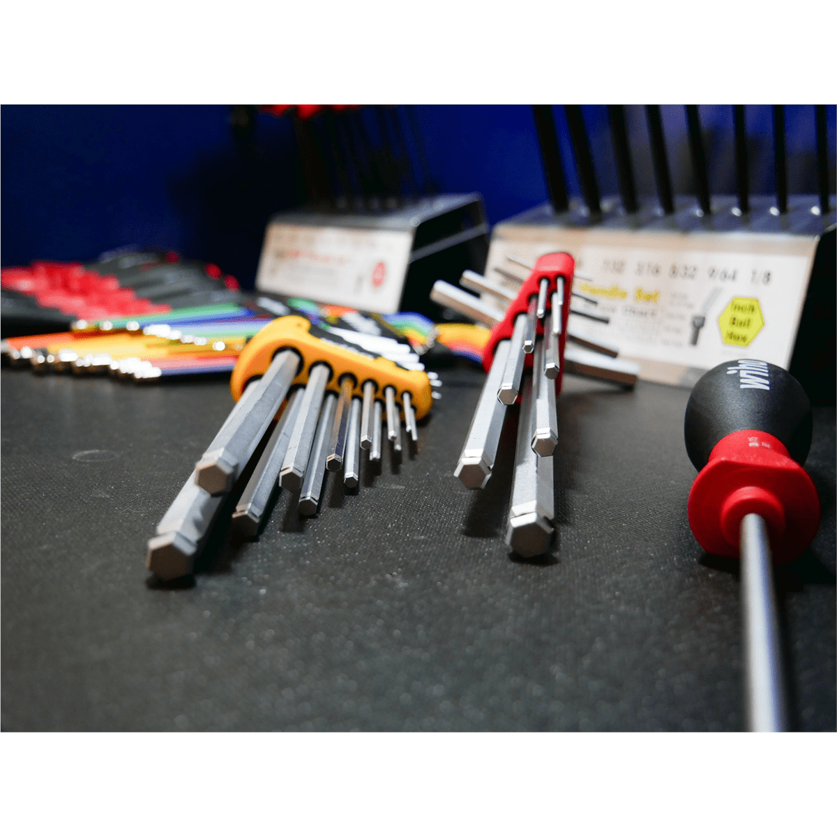 WIHA Tools 22 Piece MagicRing Ball End Hex L-Key Set - Inch, Metric