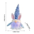 thumbnail image 3 of Qocolhg Easter Lighted Bunny Easter Gnome Plush, 12" Handmade Scandinavian Swedish Tomte, Light Up Elf Toy Easter Present, Battery Operated Rabbit Gifts Spring Tabletop Easter Holiday Decorations, 3 of 3