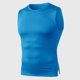 thumbnail image 4 of Camiseta deportiva para hombre sin mangas, tejido elástico y transpirable, ideal para running y ciclismo, corte ajustado, disponible en talla L azul., 4 of 6