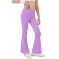 thumbnail image 2 of XQYLOS Girls Bootcut Yoga Pants High Waisted Flare Leggings Tumy Control Workout Pants with Hip-Lifting for Teens Kids, 2 of 6