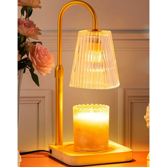 Lámpara calentadora de velas JEKEMORYE, altura ajustable con temporizador