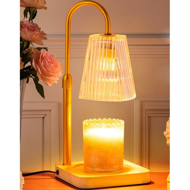 Lámpara calentadora de velas JEKEMORYE, altura ajustable con temporizador