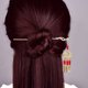 thumbnail image 2 of Horquilla para el pelo con borla colgante y brillo, estilo Hanfu chino, soporte para moño, 2 of 5