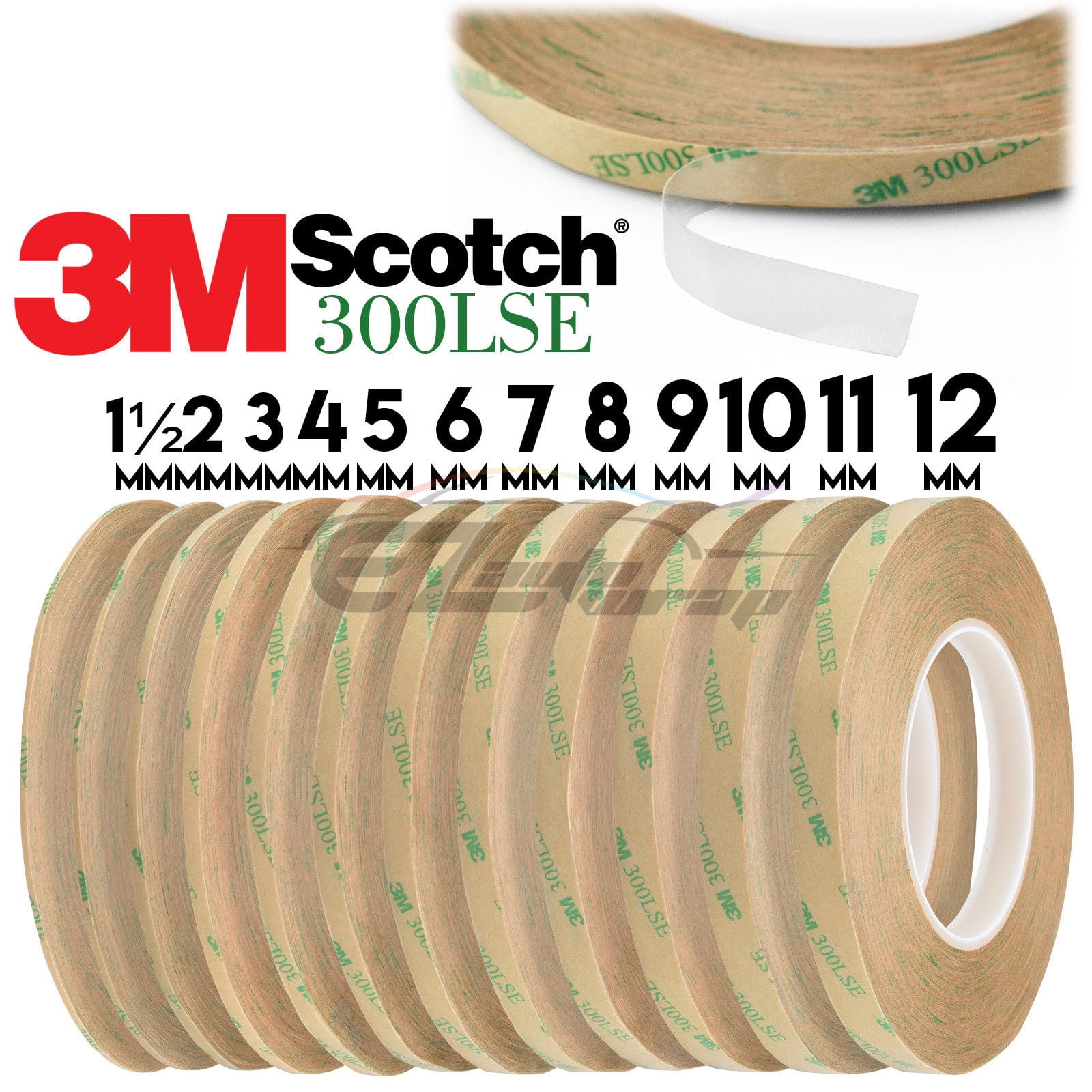 Genuine 3m 300lse 2mm Double Sided Tape Heavy Duty Cell Phone Repair 180ft Long Roll For Iphone Android Galaxy Tablet Lcd Glass Bezel Frame Walmart Com Walmart Com