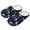 Blue Dolphins, variant on House Slippers for Woman Comfortable Arch Support Indoor Slippers Closed Toe Soft Bedroom Shoes Blue Shark Stars Print, Size 6-7
