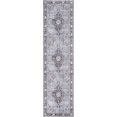 thumbnail image 2 of Well Woven Areva Washable Grey Vintage Oriental Medallion Runner Rug 2'6" x 9'10", 2 of 8