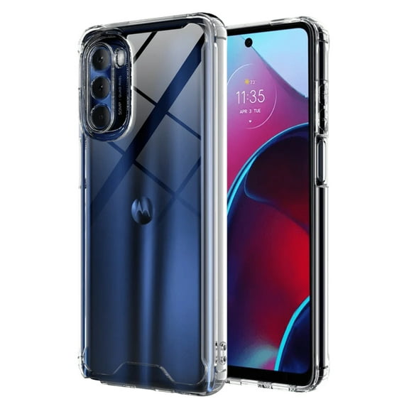 AMPD TPU / Acrylic Hard Shell Case for Motorola Moto G Stylus (2022) Clear