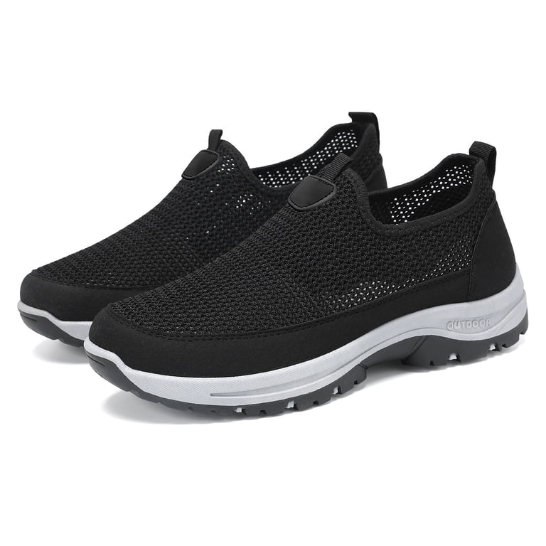 IEMIEMIEM Orthopedic Casual Shoes for Men Arch Support Slip on Non