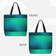 thumbnail image 2 of Easygdp Green Turquoise Teal Bolsa Tote para Mujer, Bolso de Hombro para Trabajo, Playa, Viajes, Compras y Supermercado, 2 of 7
