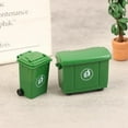 thumbnail image 2 of SUGARMOM 1 Set of 1 12 Scale Miniature Garbage Can Toy  Simulation Roadside Trash Box Model with Hygienic Design, 2 of 5