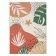 thumbnail image 2 of Alfombra Lahome 5 x 7 pulgadas para sala de estar y dormitorio, lavable, color coral, 2 of 7