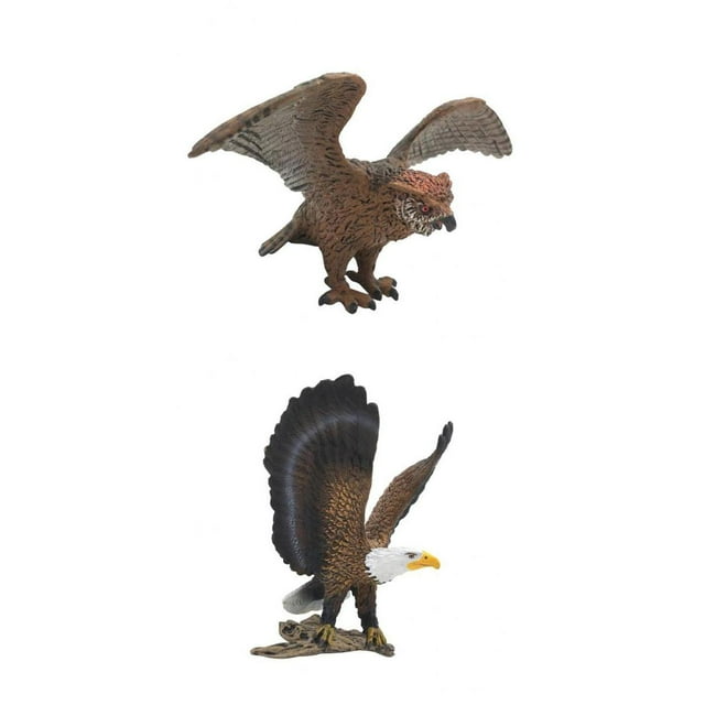Animales en Miniatura Pájaros Modelo Estatuilla Estatua Scupltue Juguete Y Águila
