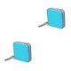 thumbnail image 3 of Yuarrent Estuche de DVD inodoro con resistente a los rayones - Conserva los medios de forma segura Soporte de almacenamiento de capacidad 40 Cielo azul 40 piezas 2piezas, 3 of 6