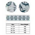 thumbnail image 6 of Xipuska Teal Coastal Bed Runners for King Size Bed, Decorative Bed Throws for Foot of Bed, Nautical Summer Rudder Vintage Bed Runner Sofa Throw Bedding Scarf Protector Slipcover for Bedroom/Hotel, 6 of 6