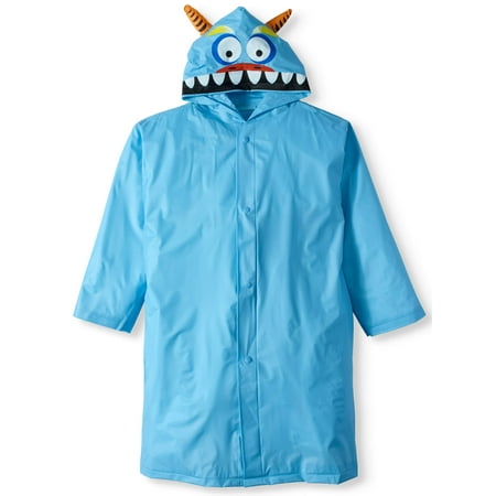 Monster Hooded Rain Slicker Jacket (Little Boys)