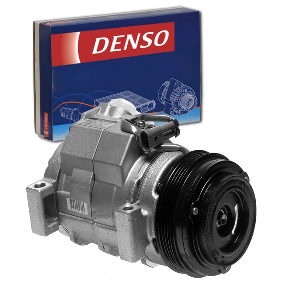 DENSO AC Compressor & Clutch compatible with GMC Sierra 1500 4.8L 5.3L 6.0L 6.2L V8 2007-2010