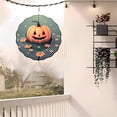 thumbnail image 4 of 3D Metal Hanging Wind Spinners with Festive Pumpkin Design - Whimsical Yard and Garden Wind Chimes for Halloween Decor, 4 of 6