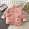 thumbnail image 4 of TAIAOJING Girls Boys Rain Jacket Lightweight Toddler Jacket Kids Autumn Spring Long Sleeve Cute Printing Zip Up Warm Outerwear 2-3 Years, 4 of 5