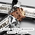 thumbnail image 2 of Barebells Protein Bars Cookies & Cream - 12 Count, 1.94 oz Bars - Protein Snacks with 20g of High Protein - Chocolate Protein Bar with 1g of Total Sugars - On The Go Protein Snack & Breakfast Bars, 2 of 5