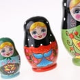 thumbnail image 4 of Rusas de Anidación para Matryoshka Juguetes Artesanía Decoración para hogar SM SunniMix Muñecas rusas de anidación, 4 of 8
