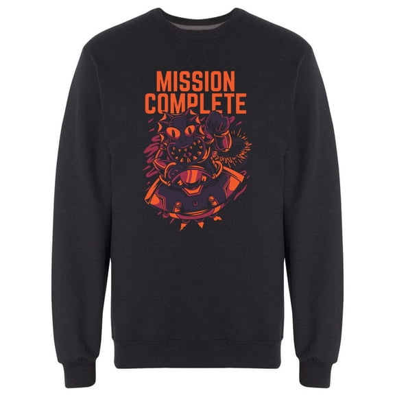 Monster Finishing Mission Sweatshirt Men -Image by Shutterstock, Male XX-Large