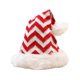 thumbnail image 2 of Gorro navideño de , divertido gorro de fiesta para disfraces, celebraciones, juegos de fiestas. Rayas rojas, 2 of 8