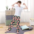 thumbnail image 5 of Cute Strawberry Pattern Pajama Pants Soft Lightweight Lounge Pants Bottoms Sleep Pants Warm Comfy, 5 of 9
