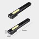 thumbnail image 4 of Luz de trabajo Zulema Luz de camping con gancho plegado 3 marchas COB Luz lateral Negro, 4 of 8