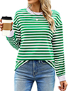 White Green Stripe