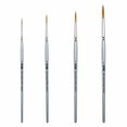 thumbnail image 2 of ZEM Brush Golden Taklon Rounds Brush Set Sizes 2, 4, 6, 8, 2 of 4