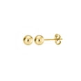 thumbnail image 2 of Kezef Women's Gold plated over 925 Silver High Polish Smooth Round Ball Stud Earring 5-Size Set - 3mm - 7mm, 2 of 6