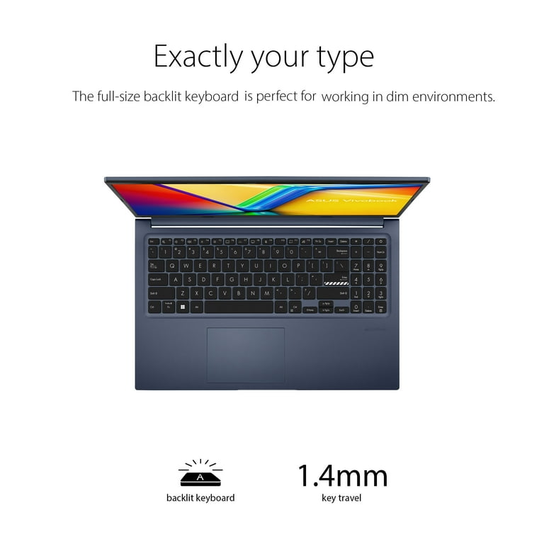 ASUS Vivobook 15 laptop, 15.6” Touch, Intel Core i7-1255U, 16GB 
