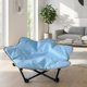thumbnail image 1 of Cama plegable para perros, fácil de limpiar, cojín para mascotas, almohadilla elevada para gatos y perros, cama desmontable para mascotas para parques Azul S, 1 of 8