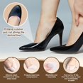 thumbnail image 4 of 2 Pairs Silicone Toe Protectors, Triani Cushioning Gel Toe Caps with Breathable Holes Metatarsal Pads for Women and Men Gel Pads for Feet Ballet Pointe Forefoot Cushion for Pain Relief（White）, 4 of 6
