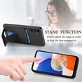 thumbnail image 4 of Allytechgroup Galaxy A21s Wallet Case with Card Holder, Hybrid TPU Back Cover Kickstand Bumper Anti-Scratch Slim Case Cover for Samsung Galaxy A21s, Black, 4 of 8