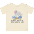 thumbnail image 3 of Inktastic My Oma and Opa Love Me to the Moon and Back Elephants Boys or Girls Baby T-Shirt, 3 of 5