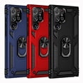 thumbnail image 2 of Funda protectora a prueba de golpes para Samsung Galaxy S22 S23 S21 S20 FE S8 S9 S10 Plus Note 20 Ultra 8 9 10 Lite 5G, cubierta de parachoques de anillo de Metal Tan Jianjun unisex, 2 of 2