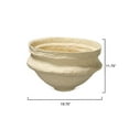 thumbnail image 3 of Jamie Young Co Landscape Cotton Mache Large Bowl in Cream, 3 of 18