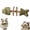 C, variant on Catnip & Silvervine Chew Toy, Fish Bone Dental Cat Toy, Textured Design for Daily Chewing and Enrichment