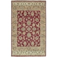 thumbnail image 2 of Mark&Day Wool Rugs, 5x8 Vienna Traditional Beige/Burgundy Area Rug, Red Beige Green Carpet for Living Room, Bedroom or Kitchen (5'6" x 8'6"), 2 of 4
