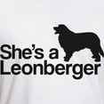 thumbnail image 3 of CafePress - She's A Leonberger T Shirt - Fitted T-Shirt, Vintage Fit Soft Cotton Tee, 3 of 4