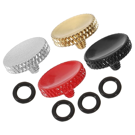 Luxshiny 4Pcs Replacement Camera Shutter Release Button Soft Metal Convex Surface for Dslr Cameras