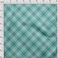 thumbnail image 4 of oneOone Polyester Spandex Sea Green Fabric Check Sewing Craft Projects Fabric Prints By Yard 56 Inch Wide, 4 of 5