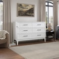 thumbnail image 4 of Santa Fe Lit Escamotable Coffre en Bois Format Grand avec Matelas et Chargeur Intégré, Blanc, 4 of 19
