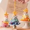 thumbnail image 3 of crativent Crocheted Christmas Tree Color Christmas Tree Soft Installation, Machine And Compact Delicate. Home, Car Crafts A, 3 of 6