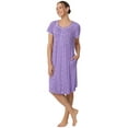 thumbnail image 5 of Aria Women's Raglan Sleeve Scoop Neck 40" Nightgown, Sizes XS to 5X, 5 of 6