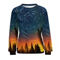thumbnail image 7 of Galaxy Star Outer Space Mom Sweatshirt For Women Long Sleeve Pullover, 7 of 7