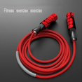 thumbnail image 3 of 3m Saltar Saltar Cuerdas Cable Velocidad Ajustable Crossfit Plástico Grueso Doble Cojinete Saltar Cuerda Deportes Equipos De Fitness,11 Feliz Sencillez, 3 of 4