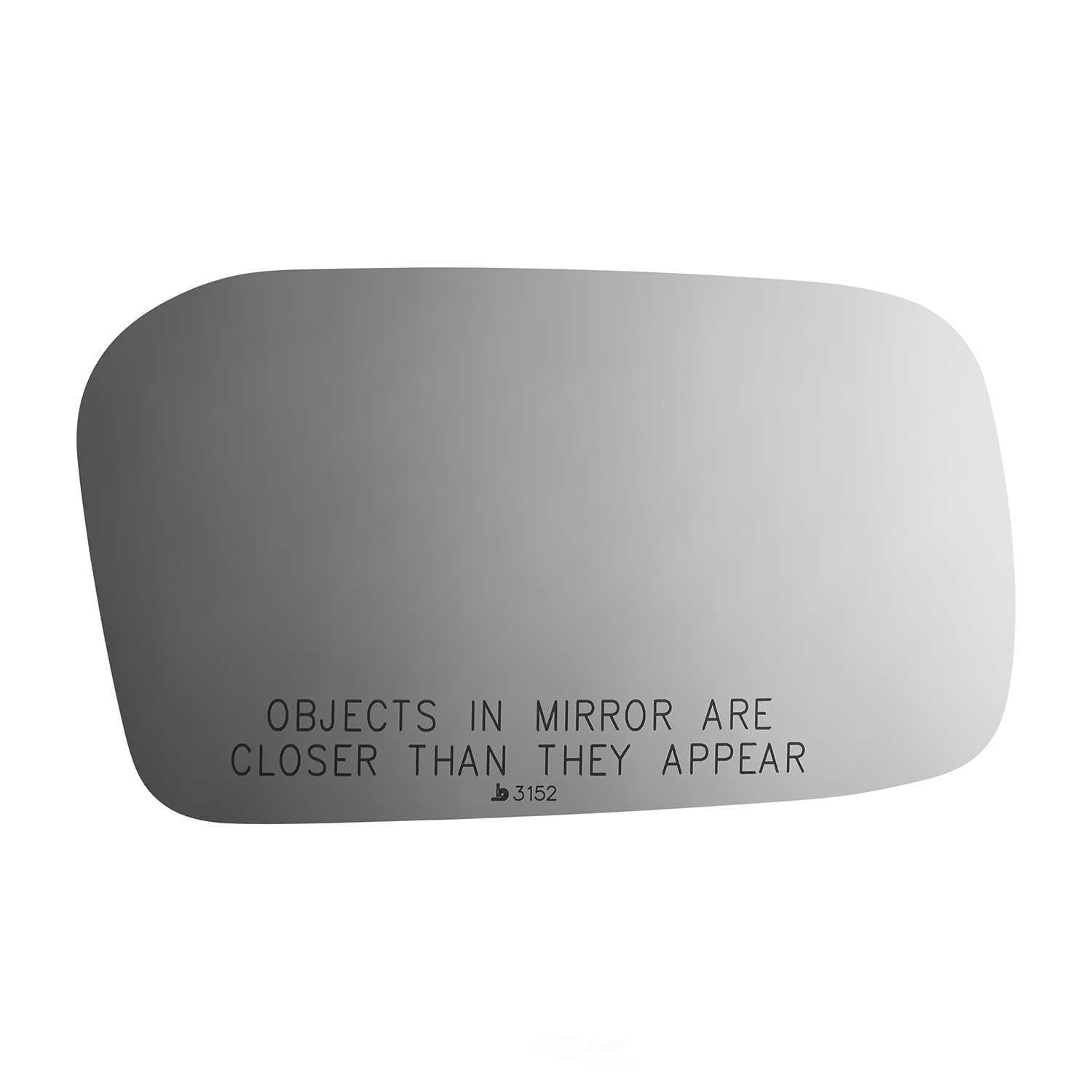Burco Side View Mirror Replacement Glass - Clear Glass - 3152