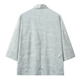 thumbnail image 4 of Jacket Ice Silk Hanbok Cardigan Men's Ancient Style Zen Clothes Jushi Clothing Dorobe Cloak Tea Clothes, 4 of 4